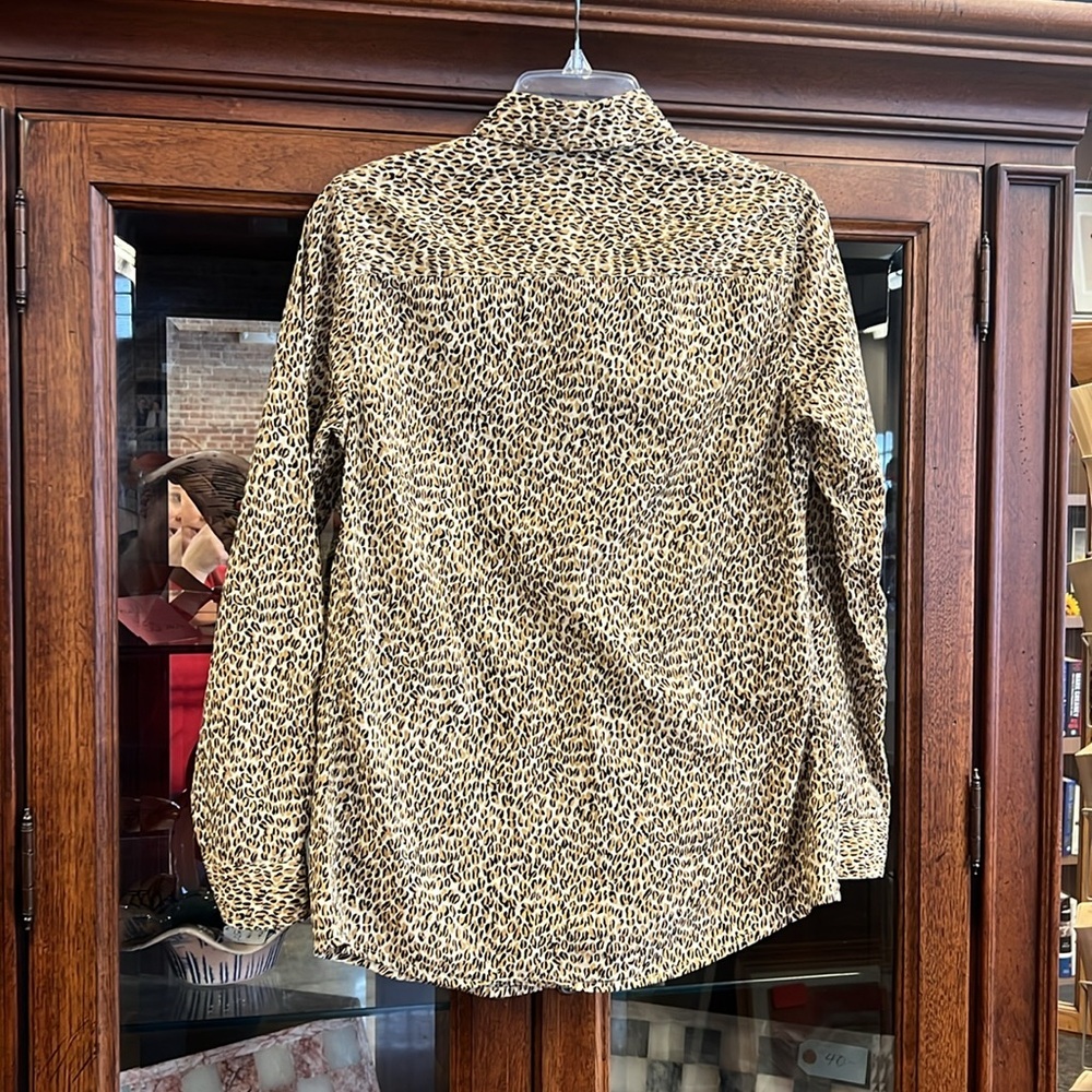 J. McLaughlin Leopard Print Button-Up Shirt (Size S)​ - Picture 6 of 7